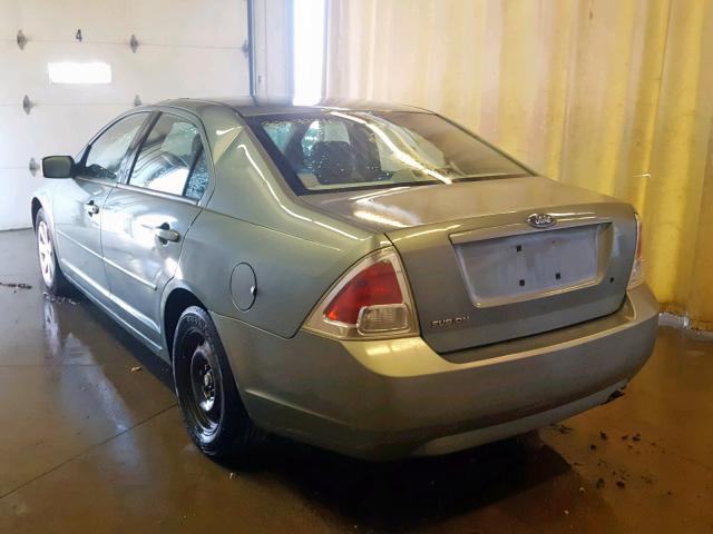 3FAFP06Z06R123078 - 2006 FORD FUSION S GREEN photo 3