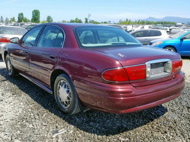 1G4HP52K434190856 - 2003 BUICK LESABRE CU MAROON photo 3