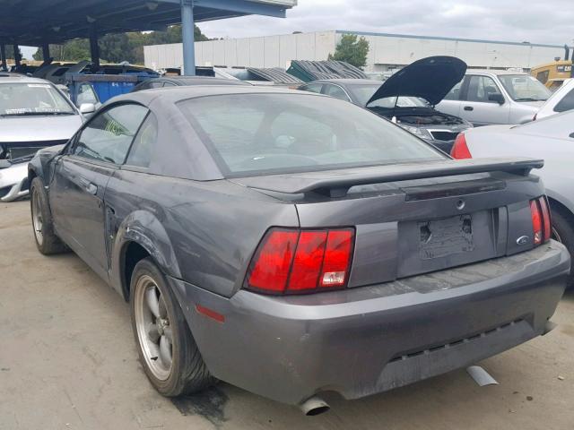 1FAFP42X83F364763 - 2003 FORD MUSTANG GT GRAY photo 3