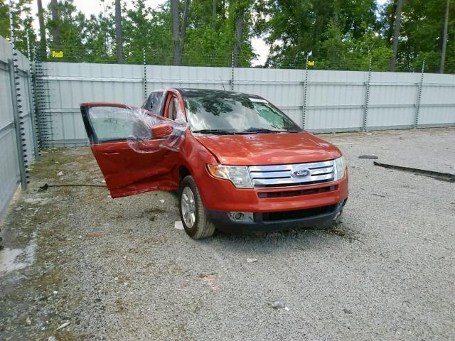 2FMDK38C97BB41116 - 2007 FORD EDGE SEL ORANGE photo 1