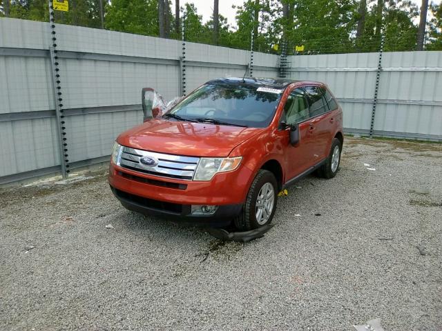 2FMDK38C97BB41116 - 2007 FORD EDGE SEL ORANGE photo 2