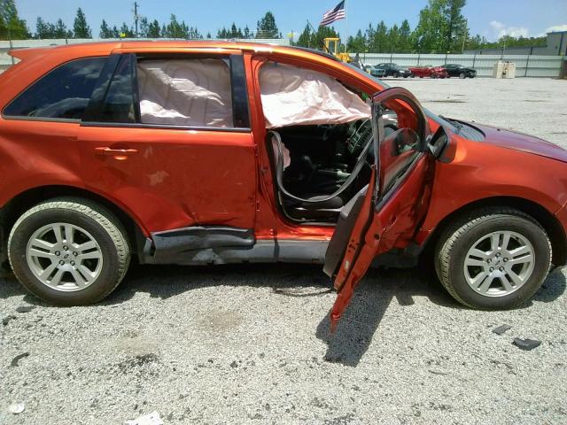 2FMDK38C97BB41116 - 2007 FORD EDGE SEL ORANGE photo 9