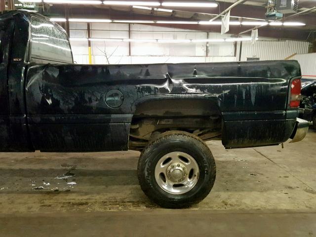 3B7KF236X2M254351 - 2002 DODGE RAM 2500 BLACK photo 10