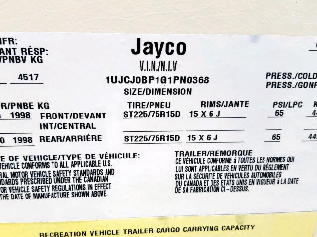 1UJCJ0BP1G1PN0368 - 2016 JAYC EAGLE BEIGE photo 10