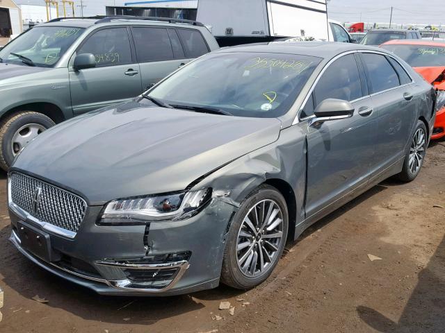 3LN6L5D98HR638933 - 2017 LINCOLN MKZ SELECT GREEN photo 2