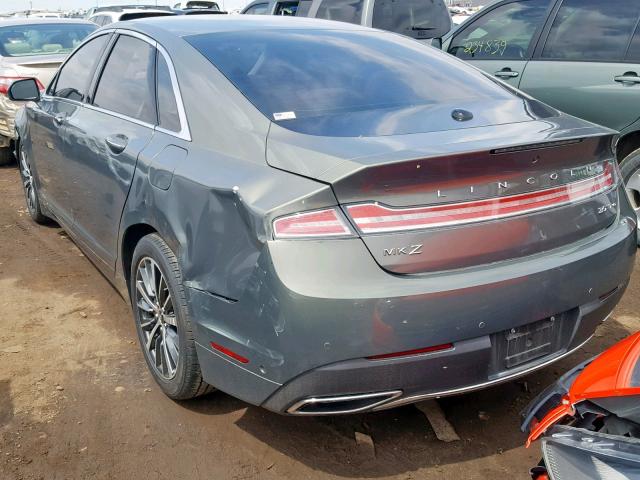 3LN6L5D98HR638933 - 2017 LINCOLN MKZ SELECT GREEN photo 3