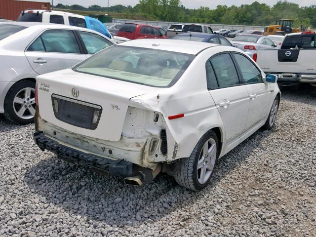 19UUA66296A067100 - 2006 ACURA 3.2TL WHITE photo 4