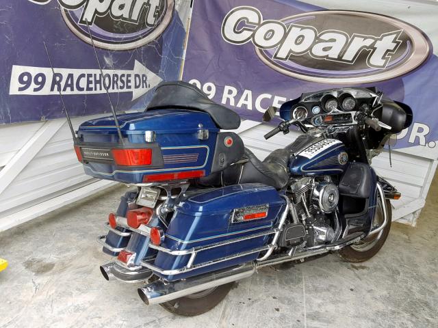 1HD1FCR18WY624508 - 1998 HARLEY-DAVIDSON FLHTCUI BLUE photo 4