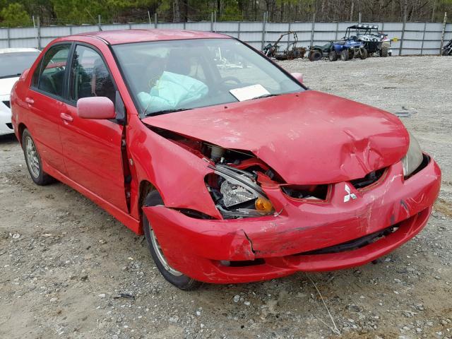 JA3AJ86E05U011159 - 2005 MITSUBISHI LANCER OZ RED photo 1