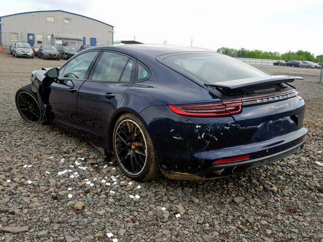 WP0AB2A74HL121890 - 2017 PORSCHE PANAMERA 4 BLUE photo 3