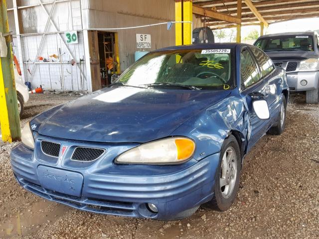 1G2NE52E9XM726511 - 1999 PONTIAC GRAND AM S BLUE photo 2