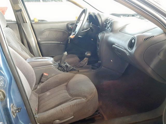 1G2NE52E9XM726511 - 1999 PONTIAC GRAND AM S BLUE photo 5