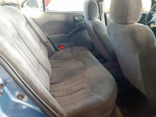 1G2NE52E9XM726511 - 1999 PONTIAC GRAND AM S BLUE photo 6