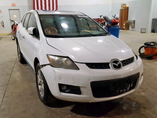 JM3ER29L780171402 - 2008 MAZDA CX-7 WHITE photo 1