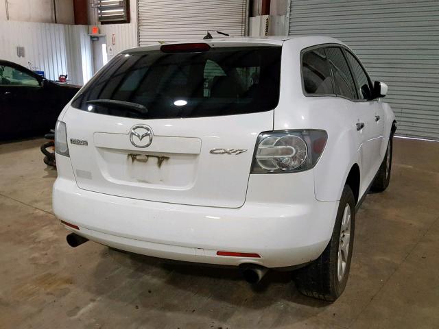 JM3ER29L780171402 - 2008 MAZDA CX-7 WHITE photo 4