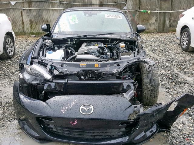 JM1NDAD75G0110477 - 2016 MAZDA MX-5 MIATA BLACK photo 9