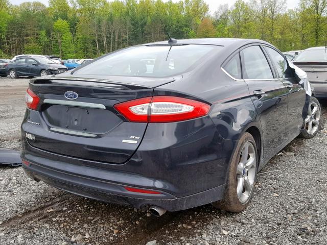 3FA6P0HR9DR175383 - 2013 FORD FUSION SE BLACK photo 4