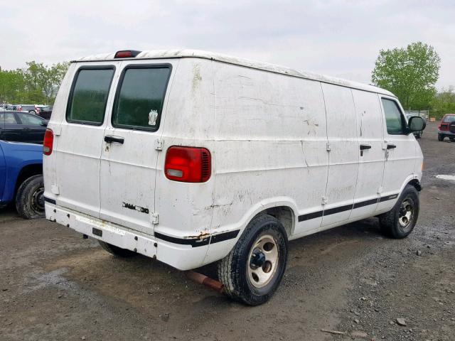 2D7HB11X23K500250 - 2003 DODGE RAM VAN B1 WHITE photo 4