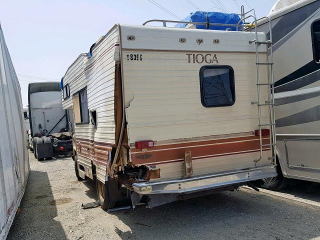 1FDKE30L3DHA91189 - 1986 TIOG MOTORHOME CREAM photo 3