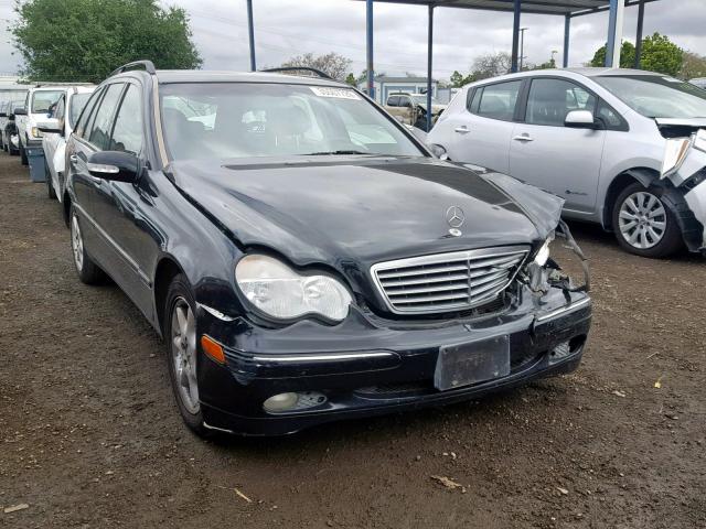 WDBRH61J13F335276 - 2003 MERCEDES-BENZ C 240 SPOR BLACK photo 1