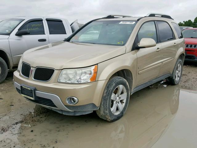 2CKDL63F176095139 - 2007 PONTIAC TORRENT GOLD photo 2