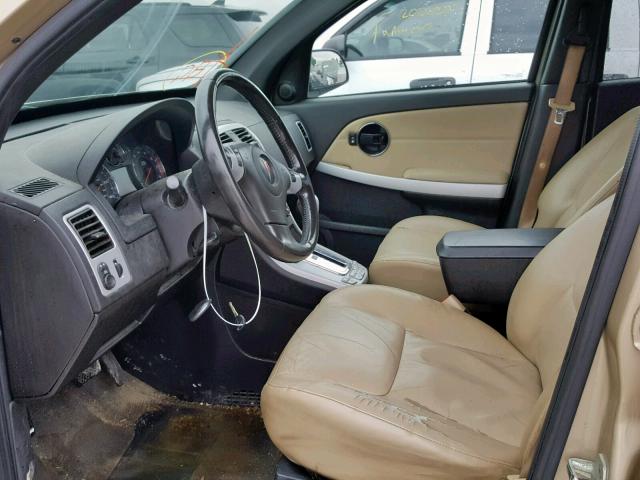 2CKDL63F176095139 - 2007 PONTIAC TORRENT GOLD photo 5