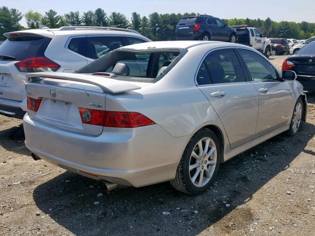 JH4CL96936C039072 - 2006 ACURA TSX SILVER photo 4