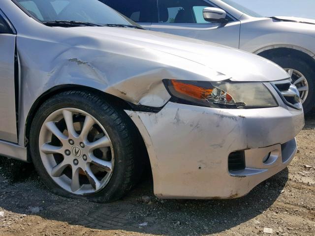 JH4CL96936C039072 - 2006 ACURA TSX SILVER photo 9