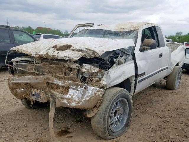 3B7KF2363YG132907 - 2000 DODGE RAM 2500 WHITE photo 2