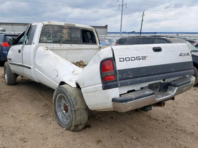 3B7KF2363YG132907 - 2000 DODGE RAM 2500 WHITE photo 3