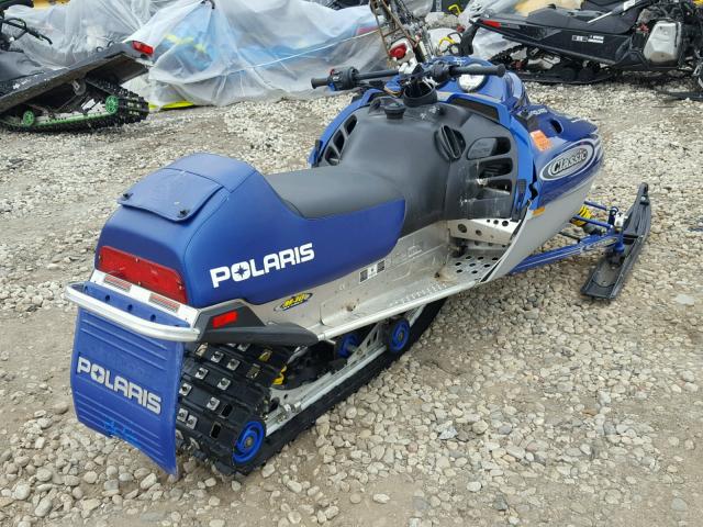 4XAND6ES62B205974 - 2002 POLARIS 600 BLUE photo 4