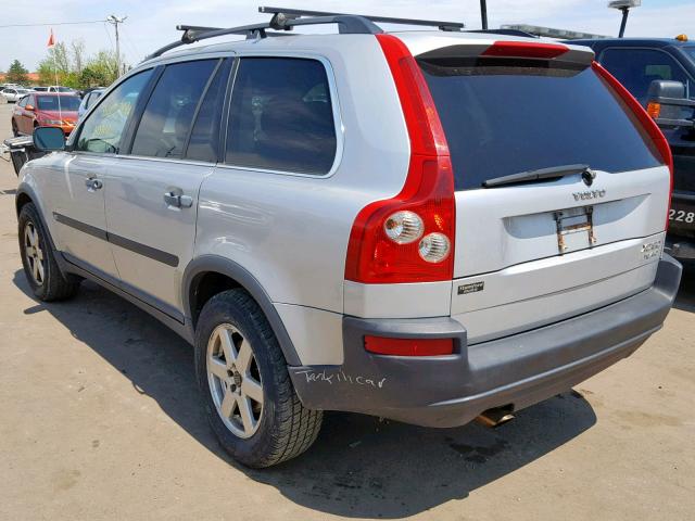 YV1CZ91HX31002293 - 2003 VOLVO XC90 T6 GRAY photo 3