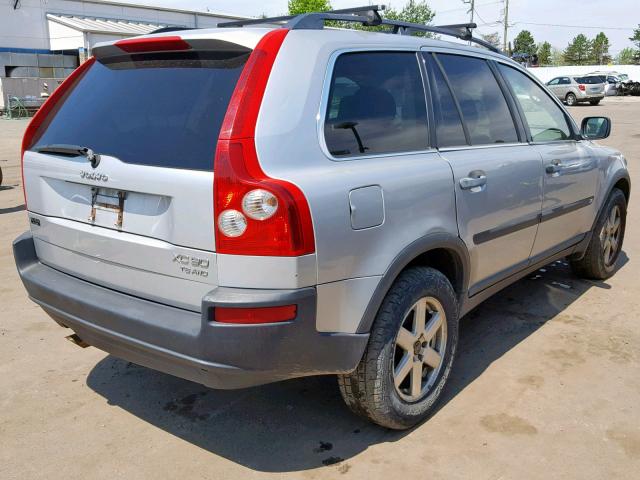 YV1CZ91HX31002293 - 2003 VOLVO XC90 T6 GRAY photo 4