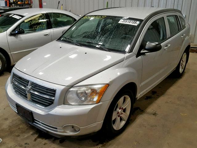 1B3CB3HA4AD568365 - 2010 DODGE CALIBER MA SILVER photo 2