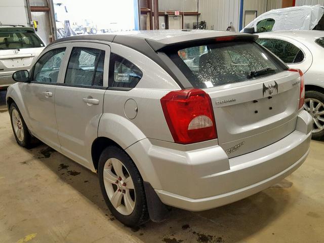 1B3CB3HA4AD568365 - 2010 DODGE CALIBER MA SILVER photo 3