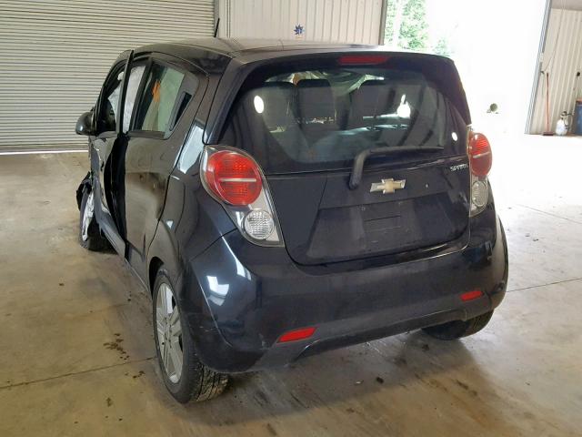 KL8CB6S99DC626598 - 2013 CHEVROLET SPARK LS BLACK photo 3