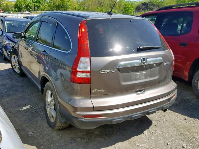 5J6RE4H78AL049118 - 2010 HONDA CR-V EXL GRAY photo 3