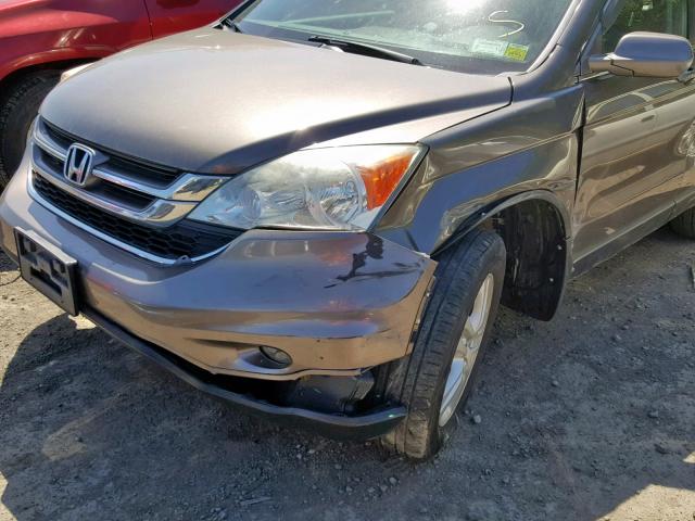 5J6RE4H78AL049118 - 2010 HONDA CR-V EXL GRAY photo 9