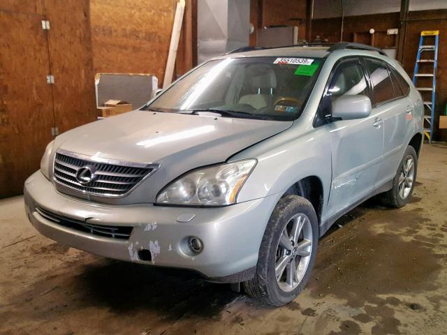 JTJHW31U260044365 - 2006 LEXUS RX 400 SILVER photo 2