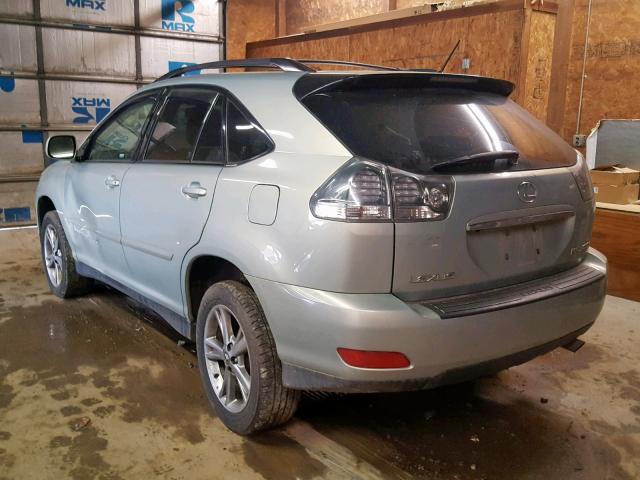 JTJHW31U260044365 - 2006 LEXUS RX 400 SILVER photo 3