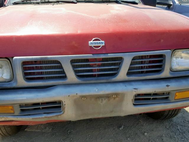 1N6SD11S0RC413516 - 1994 NISSAN TRUCK BASE RED photo 9