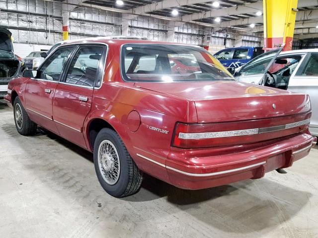 3G4AG55M8RS611436 - 1994 BUICK CENTURY SP RED photo 3