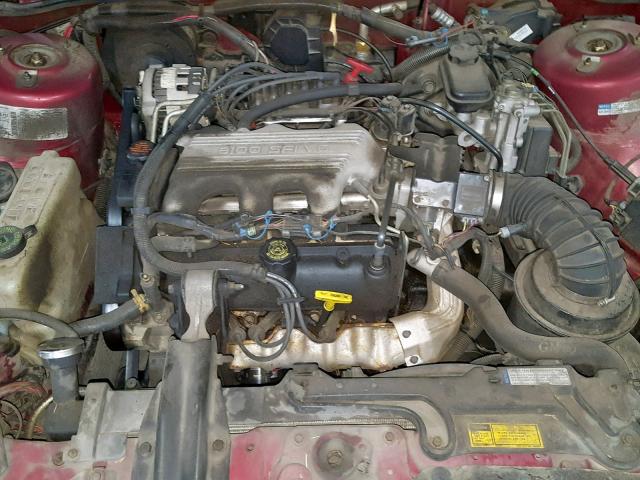 3G4AG55M8RS611436 - 1994 BUICK CENTURY SP RED photo 7