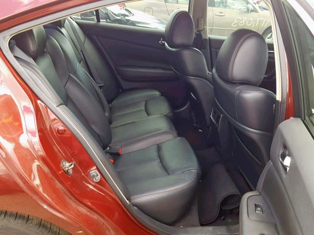 1N4AA5AP7AC848697 - 2010 NISSAN MAXIMA S BURGUNDY photo 6