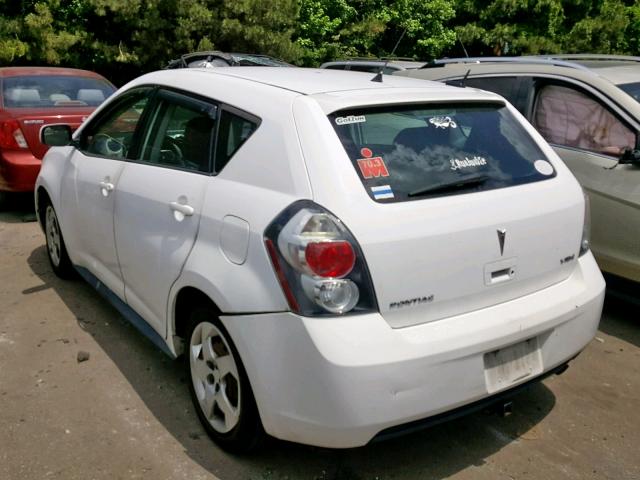 5Y2SP67879Z464074 - 2009 PONTIAC VIBE WHITE photo 3