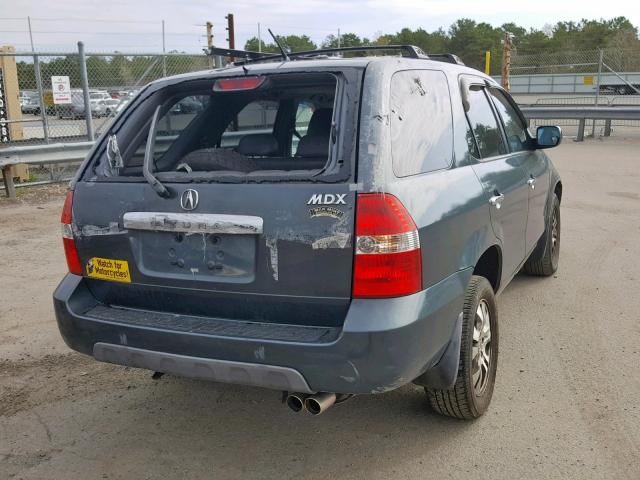 2HNYD187X3H507349 - 2003 ACURA MDX TOURIN GRAY photo 4