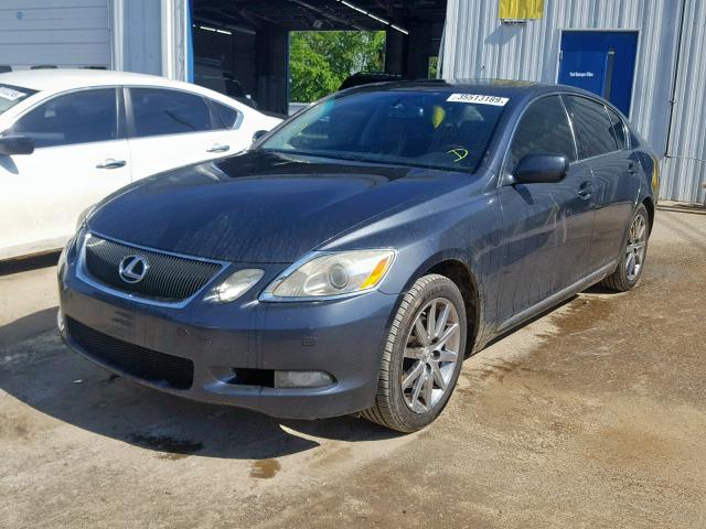 JTHCH96S260020082 - 2006 LEXUS GS 300 BLACK photo 2