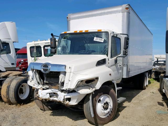 5PVNE8JV9D4S52571 - 2013 HINO 258/268 WHITE photo 2