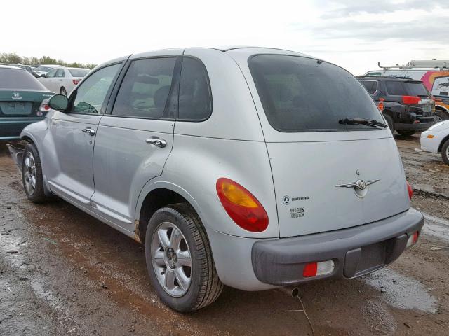 3C4FY58B02T378718 - 2002 CHRYSLER PT CRUISER SILVER photo 3