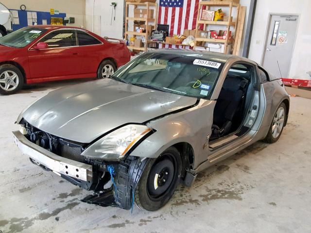 JN1AZ34D83T116173 - 2003 NISSAN 350Z COUPE GRAY photo 2